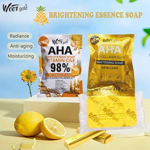 Jabón en Barra Transfronterizo de Cúrcuma, AHA y Frutas con Arbutina, Iluminador, Hidratante y Exfoliante, 80g - Product Image 5
