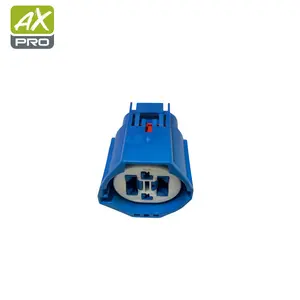 Recepdress BLUE Standard Automotive Connector Transparent 2 Wire Led Male Female Connector Cable Mount / Free Hanging Crimp