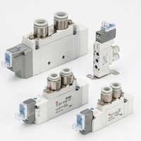 Vanne à solénoïde JSY3120T 5LZ M3 PE 2 positions 5 ports pour pneumatique