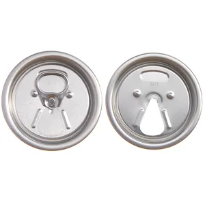 Cheap Price 200 Silver Gold Tinplate SOT Ring Pull Easy Open Lid With Pull Ring
