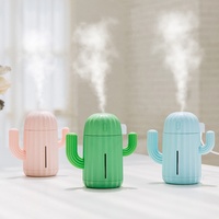 Humidificateur Portable Cactus sous forme de veilleuse, diffuseur d'huile essentielle, filtre et d'arôme, Portable, électrique et innovant, idéal comme cadeau