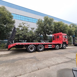 <span class=keywords><strong>Camion</strong></span> de fret à plateau plat FAW Motor Diesel neuf, manuel, Euro 5, 10-20 tonnes, <span class=keywords><strong>8x4</strong></span> roues motrices, véhicule de transport avec échelle à vendre - Product Image 3
