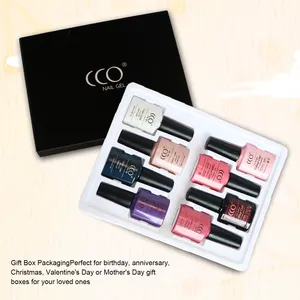 CCO IMPRESS-Vernis à ongles en gel, lot de 8 couleurs, 183 couleurs, logo personnalisé
