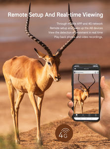 Resolución HD 2K cámara de rastro de caza 0,3 s Trigger <span class=keywords><strong>Motion</strong></span> 4G Cámara solar al aire libre impermeable 30m PIR cámara de larga distancia de detección - Product Image 5