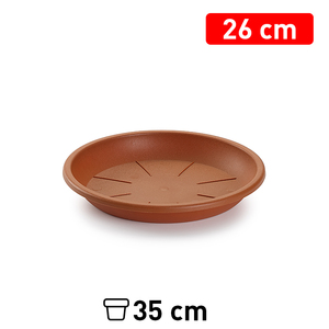 Sottovaso da 26 cm in plastica resistente e riutilizzabile per l'organizzazione e la conservazione domestica - Product Image 3