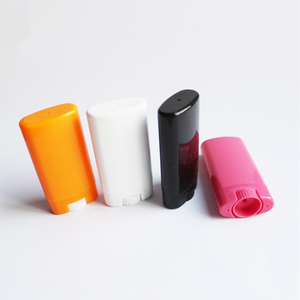 Bâton de crème solaire ovale en PP, blanc et noir, récipient de déodorant, 5g, 15g, 40g, 50g, 75g, Offre Spéciale - Product Image 5