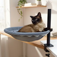 Meuble de table îlot moderne pour chats, pour bureaux et tables de jeu, lit de bureau réglable et rotatif à 360°