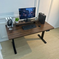 Table élévatrice ergonomique réglable en hauteur pour un seul utilisateur Base électrique 2 pieds Cadre de bureau Getup