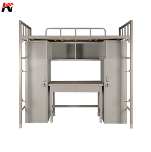 Combinaison multi-fonctions permettant de gagner de l'espace, <span class=keywords><strong>lit</strong></span> loft en métal pour étudiants <span class=keywords><strong>avec</strong></span> <span class=keywords><strong>rangement</strong></span> <span class=keywords><strong>et</strong></span> <span class=keywords><strong>lit</strong></span> de <span class=keywords><strong>bureau</strong></span> - Product Image 3