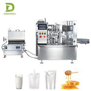 Machine d'emballage de sachets pré-fabriqués pour ketchup, sauce chili, confiture, miel, pâte, liquides, shampoing, détergent - Product Image 2