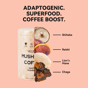 Arabische Instant Biologische Reishi Leeuwen Manen 10 Champignonmix Koffiepoeder - Product Image 3