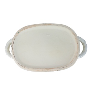 Maceta de porcelana china antigua, maceta de cerámica de forma ovalada pintada <span class=keywords><strong>a</strong></span> <span class=keywords><strong>mano</strong></span> Floral para interiores y exteriores - Product Image 6