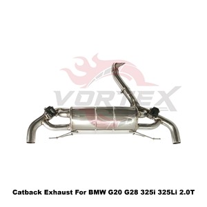 ระบบท่อไอเสียแบบวาล์ว Vortex SS304 สำหรับ BMW G20 G28 320i 325i 330i เครื่องยนต์ 2.0T B48 ท่อไอเสียสมรรถนะสูง - Product Image 4