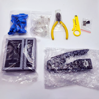 Kit d'outils réseau Kit de testeur d'installation réseau Kit de combinaison de pinces à fil pour la maison