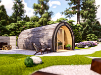 Maisons préfabriquées rondes, maisons modulaires, maison préfabriquée en forme de dôme rond, maison capsule ronde, mini-maison, cabane préfabriquée pour hôtel de villégiature