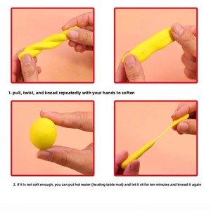 Creativo di plastica che cambia colore e gomma spazzolata gomma da disegno per abbigliare in gomma evidenziano gomma spazzolata morbida di fango - Product Image 2