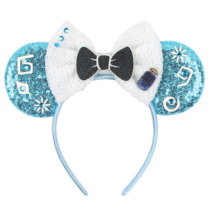 Diadema de Orejas de Ratón con Lentejuelas de Diseño Personalizado para Fiestas, con Lazo y Gorro de Chef, Estilo Dulce para Mujer, Ajustable - Product Image 4