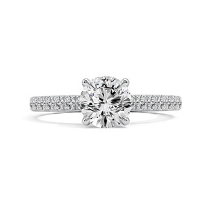 Premium Two Tone Yellow Gold Lab Created Diamond <b>Ring</b> for Women in 10KT 14KT 18KT Gold Wedding Engagement Fine Jewelry - Product Image 6