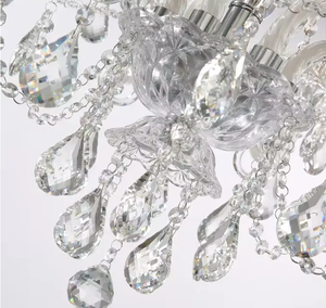 Lustre en cristal de luxe nordique de l'impératrice marocaine claire de décor de mariage de foyer d'hôtel - Product Image 5