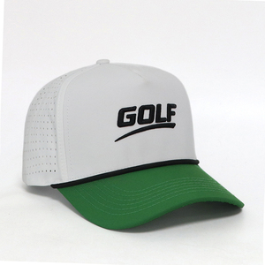 Gorra de Golf Personalizada con Bordado, Impermeable, de 5 Paneles, con Cuerda, Gorras de Béisbol, Gorra de Golf con Orificios Cortados con Láser - Product Image 3