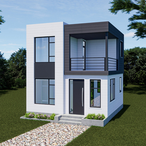 Villa Moderna a Due Piani e Casa Appartamento Prefabbricata con Struttura in Acciaio Leggero <span class=keywords><strong>Design</strong></span> Modulare - Product Image 1