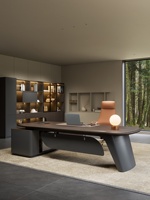Meubles de bureau design modernes de Foshan, bureaux avec table de bureau pour bureau de direction de luxe