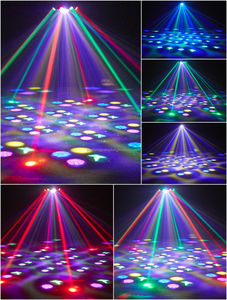 Luz LED/Láser RGBW Profesional de 150W con Ocho Brazos para Patrones Estroboscópicos, Bola Mágica, DJ, Discoteca, Escenario - Product Image 5