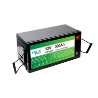 Baterai Lithium Solar Deep Cycle Berkualitas Tinggi Yilink Grade A 12v 300ah Lifepo4 untuk Penyimpanan Energi Surya pada Sistem Solar