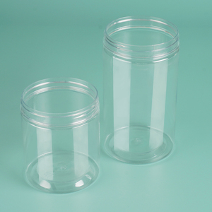 100ml 150ml 200ml 250ml 300ml पारदर्शी पीईटी प्लास्टिक कॉस्मेटिक क्रीम जार खाद्य भंडारण पैकेजिंग जार पीपी ढक्कन के साथ - Product Image 4