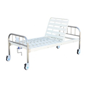 Cama de <span class=keywords><strong>Hospital</strong></span> Manual de Manivela Única a Buen Precio, Cama de Enfermería Estable para Uso Hospitalario y Doméstico, Cama Médica en Oferta - Product Image 3