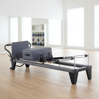 Machine de fitness Pilates Reformer en aluminium durable, emballage en boîte en bois, portable, réglable, pour la maison, la santé et le corps, garantie 3 ans