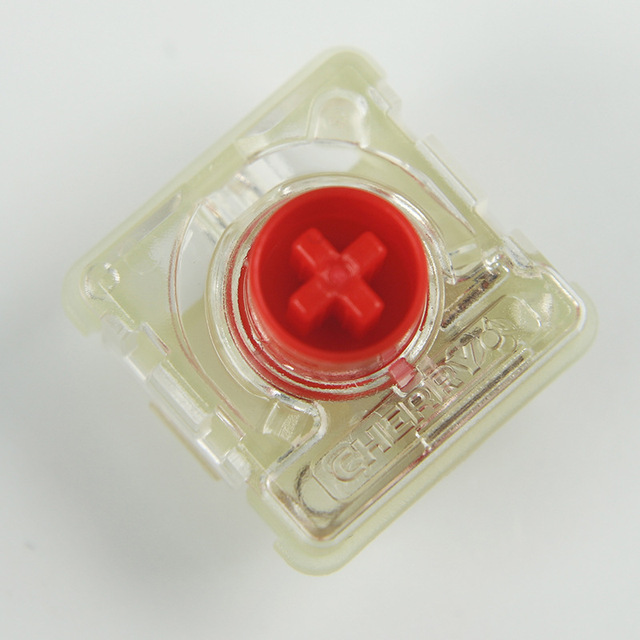 Cherry MX Low Profile RGB Silver/Red Switch Half High Ultrathin Switches for Backlit Mechanical Keyboard