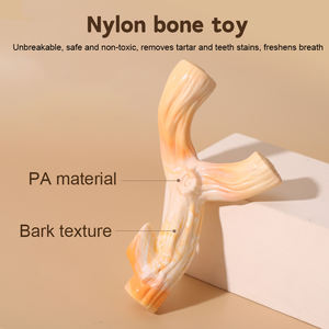 Juguete Masticable Resistente <span class=keywords><strong>para</strong></span> <span class=keywords><strong>Perros</strong></span> Mordedores Agresivos, Palo <span class=keywords><strong>de</strong></span> Dentición Grande y Resistente <span class=keywords><strong>de</strong></span> Nailon y Goma con Sabor, Juguete <span class=keywords><strong>de</strong></span> Hueso <span class=keywords><strong>de</strong></span> Nailon - Product Image 3