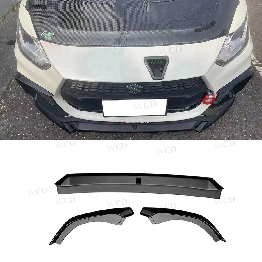 Swift Z33 S Voorlip Voor Suzuki Swift Zc 33S Sport Voorbumper Lip Splitter Bodykit Auto Onderdelen