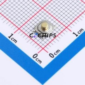 TC-0522C-2.5-260G Tactile Switch SMD,5.2x5.2mm Switch Single Pole Single Throw Round Button 2.6N Vertical Mount - Product Image 1