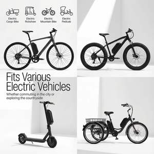 Batería para Bicicleta Eléctrica de 60V 20.8Ah, Celdas de 5200mAh y BMS Inteligente de 50A, Puerto XT60, Cargador de 3A Incluido, Batería de 60v, Envío desde Almacén Británico - Product Image 2