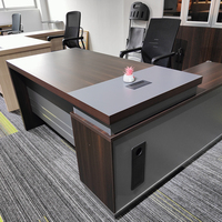 Facile à installer Bureau en mélamine pour le chef de bureau Table de bureau exécutive Bureau de luxe pour le chef de la direction