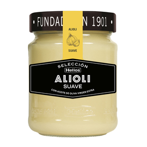 Helios Alioli Suave 200G con Aceite de Oliva, Sabor a Ajo, Sin Gluten - Product Image 1