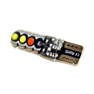 Ampoule LED T10 COB RGB W5W 8SMD 194 168, Lampe Stroboscopique Universelle pour Voiture, Couleur d'Origine, Lumière de Positionnement - Product Image 2