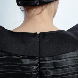 <span class=keywords><strong>Disfraz</strong></span> de <span class=keywords><strong>Bruja</strong></span> <span class=keywords><strong>Malvada</strong></span> para Mujer, Talla Grande, Vestido Largo Negro de Lujo para Halloween, <span class=keywords><strong>Disfraz</strong></span> de Fiesta de Cosplay con Tocado de Cuernos, Coldker - Product Image 6