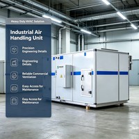 Unité de Traitement d'Air Industrielle (UTA) Combinée à Climatisation Centrale, Moteur DC pour Système Split 20 000 M/h, Réfrigérant R-410A
