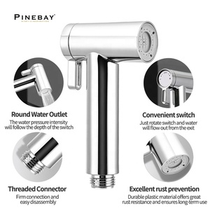 PINEBAY, новейший дизайн, пластиковая двухфункциональная Магнитная распылительная головка Shattaf, персональный опрыскивающий унитаз, биде, опрыскиватель для туалета - Product Image 3