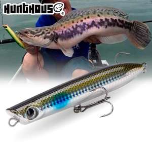 Hunthouse WTD Topwater crayon leurres 130mm 30g Wobbler eau salée Popper pêche <span class=keywords><strong>leurre</strong></span> Popper <span class=keywords><strong>leurre</strong></span> - Product Image 1