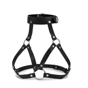 セクシーボディハーネスメタルチェーンベルトセックスおもちゃストラップ,ランジェリーチェストレザーランジェリーゴシックフェチ女性服 - Product Image 5