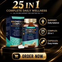 ODM12 Vitamin Mineral Kompleks Dewasa 700mg Magnesium Meningkatkan Penyerapan Sinergis Relaksasi Otot Antioksidan Dukungan Kekebalan Tubuh