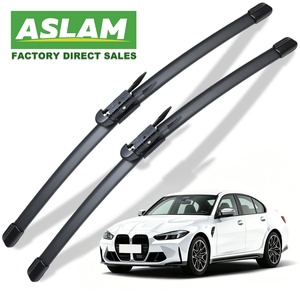 ใบปัดน้ำฝนยางธรรมชาติแบบไร้โครง ASLAM พรีเมียม สำหรับรถยนต์ BMW M3 X3 X5 ซีรีส์ 3 ใช้งานได้ยาวนาน ไร้เสียงรบกวน - Product Image 1