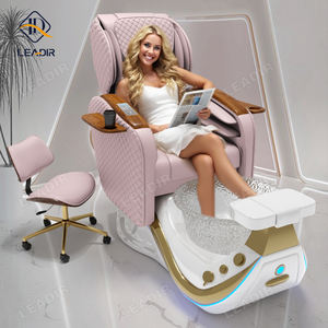 Mobiliario de Lujo para Salón de Uñas Silla de <span class=keywords><strong>Spa</strong></span> para Pies de Salón de Uñas Sillas de Pedicura Eléctricas Modernas de Color Personalizado con Tazón - Product Image 3