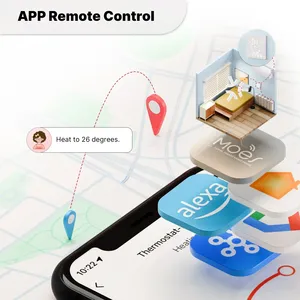 <span class=keywords><strong>Termostato</strong></span> Inteligente WiFi <span class=keywords><strong>MOES</strong></span> Tuya Matter, Controlador de Temperatura para Caldera de Agua, Calefacción Eléctrica, Compatible con Alexa, Google y SmartThings - Product Image 2