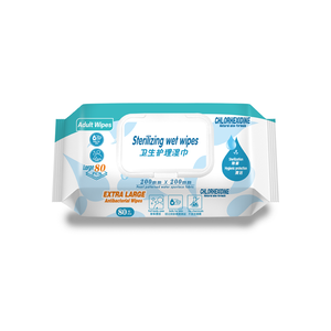 Custom Private Label 80PCS Eco Friendly Limpeza Toalhetes Adulto Cuidados Com A Pele Rinse Free Bathing Use - Product Image 4