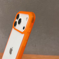 Coque de téléphone transparente simple en acrylique pour iPhone 18 Pro Max 17 16 15 14 13, antichoc, hybride TPU PC, avec coussin d'air, dos transparent